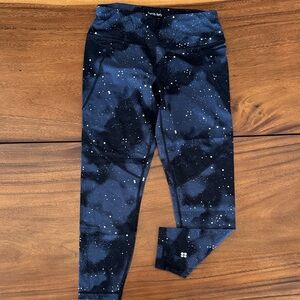 Sweaty Betty Starry Night Leggings - Black and Blue